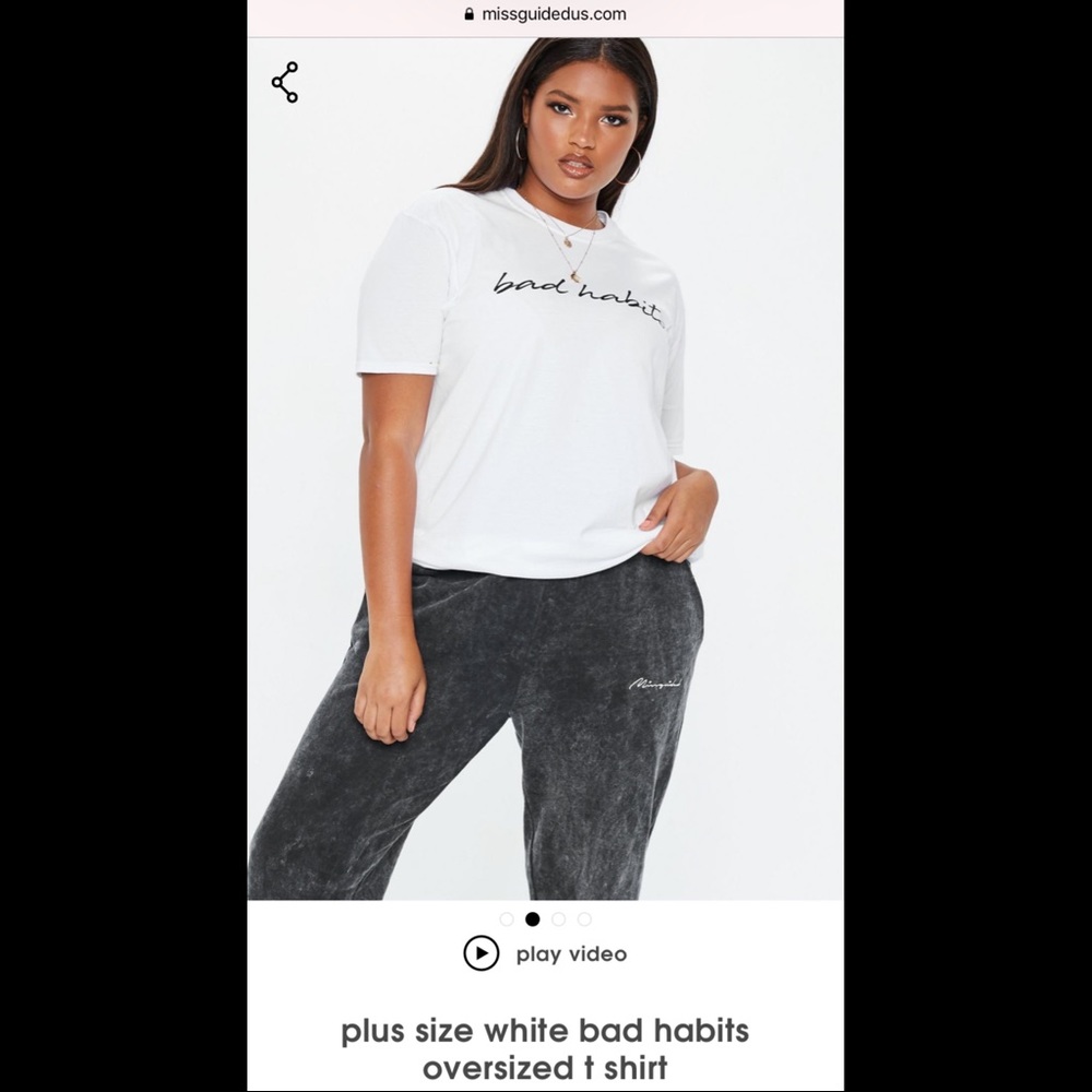 Missguided Oversized “Bad Habits”